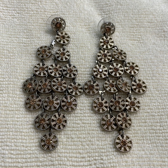 Express Gold Pendant Earring - Picture 1 of 3